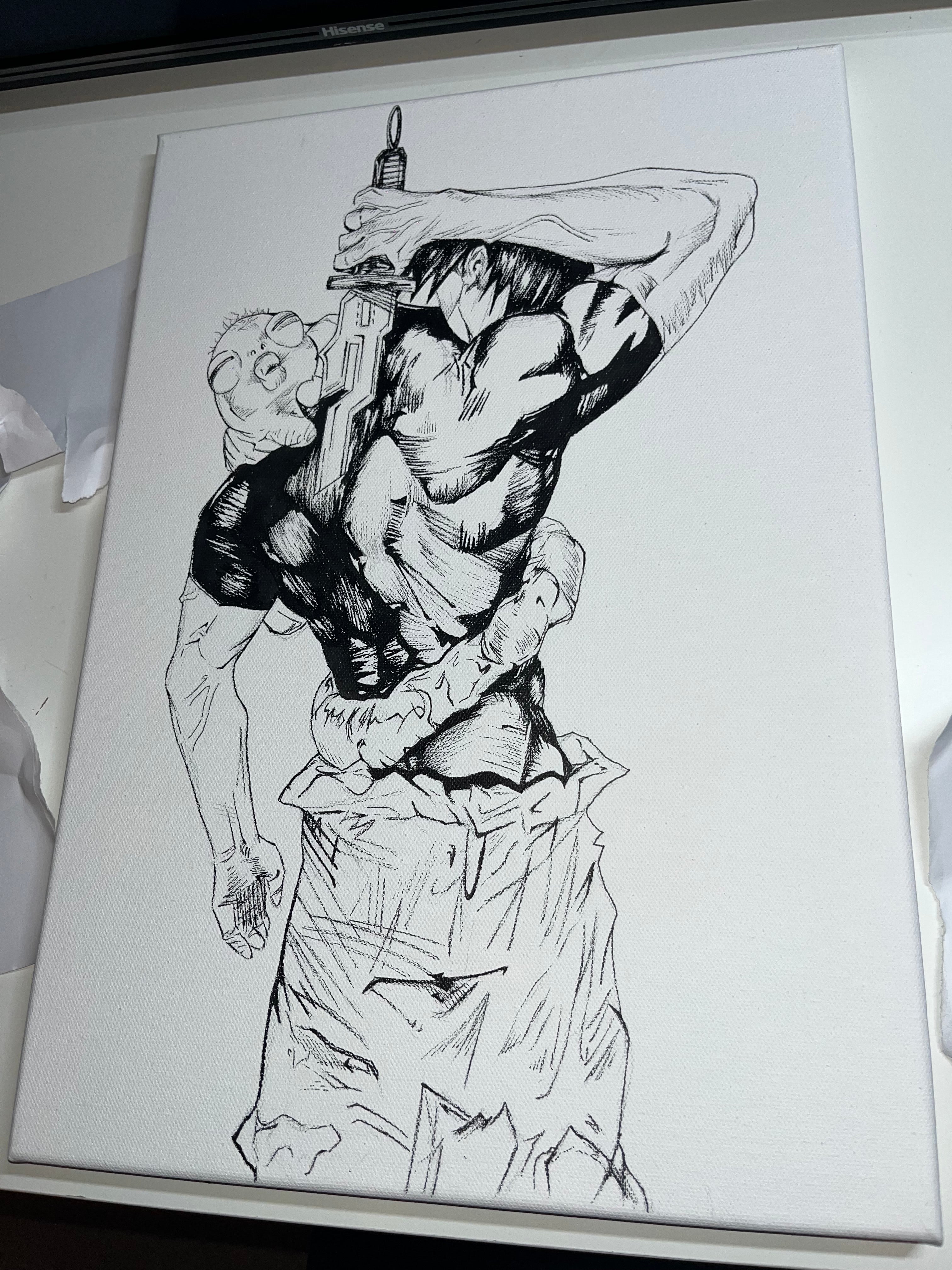 Toji Canvas drawing (original)